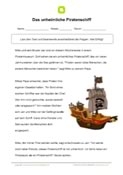 Lesetext - Das unheimliche Piraten-Schiff