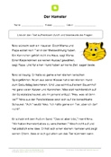 Lesetext - Der Hamster