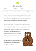 Lesetext - Der tapfere Bär