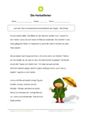Lesetext - Die Herbstferien Lesetext - Die Herbstferien