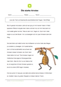 Lesetext - Die starke Ameise