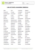 Liste mit 80 Adjektiven Liste mit 80 Adjektiven