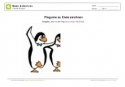 Arbeitsblatt: Pinguine zu Ende zeichnen