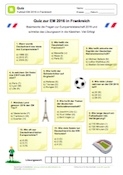 Quiz zur EM 2016 in Frankreich
