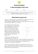 Rechtschreibfehler in Weihnachtsgeschichte finden Rechtschreibfehler in Weihnachtsgeschichte finden