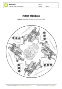 Arbeitsblatt: Ritter Mandala