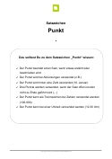Satzzeichen Punkt