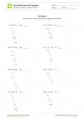 Schriftliche Division - Divisor 1-stellig - 4-stellige Zahlen (04)