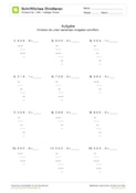 Schriftliche Division - Divisor 1-stellig - bis 1.000 (01)