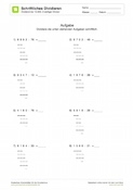 Schriftliche Division - Divisor 2-stellig - bis 10.000 (01)