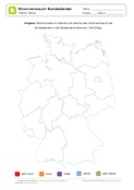 Stromverbrauch Bundesländer in Karte einzeichnen