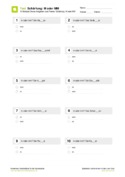 Test: Schärfung: M oder MM (Klasse 1)