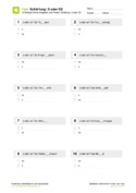 Test: Schärfung: S oder SS (Klasse 1)