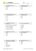 Test: Schildkröten (Klasse 4)