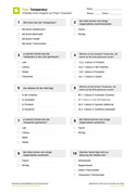 Test: Temperatur (Klasse 2)