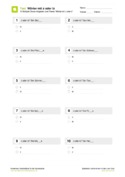 Test: Wörter mit z oder tz (Klasse 2)