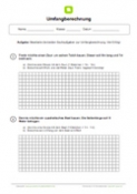 Arbeitsblatt: Umfangberechnung: Textaufgabe mit Skizze 01