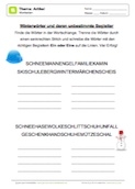 Unbestimmte Artikel & Wortketten: Thema Winter Unbestimmte Artikel & Wortketten: Thema Winter