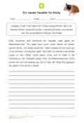 Verben Fehlertext - Ein neues Haustier für Emily