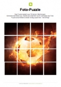 Arbeitsblatt: WM 2018 - Foto-Puzzle Feuerball