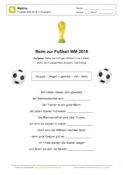 Arbeitsblatt: WM 2018 - Fußball Reim