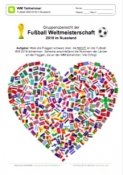 Arbeitsblatt: WM 2018 - WM Teilnehmer erkennen
