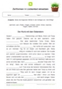 Zeitformen Lückentext: Der Korb mit den Ostereiern Zeitformen Lückentext: Der Korb mit den Ostereiern