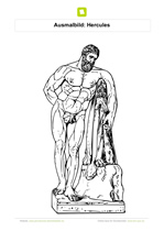 Ausmalbild Hercules