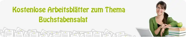 Kostenloses Unterrichtsmaterial zum Thema Buchstabensalat downloaden