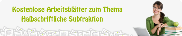 Kostenloses Unterrichtsmaterial zum Thema Halbschriftliche Subtraktion downloaden