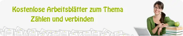 Kostenloses Unterrichtsmaterial zum Thema Zählen und verbinden downloaden