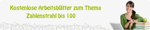 Kostenloses Unterrichtsmaterial zum Thema Zahlenstrahl bis 100 downloaden