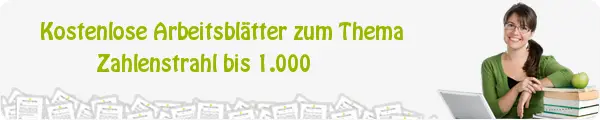 Kostenloses Unterrichtsmaterial zum Thema Zahlenstrahl bis 1.000 downloaden Kostenloses Unterrichtsmaterial zum Thema Zahlenstrahl bis 1.000 downloaden