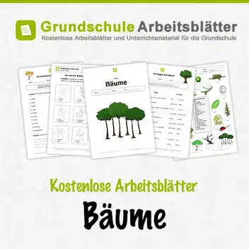 Baume Kostenlose Arbeitsblatter