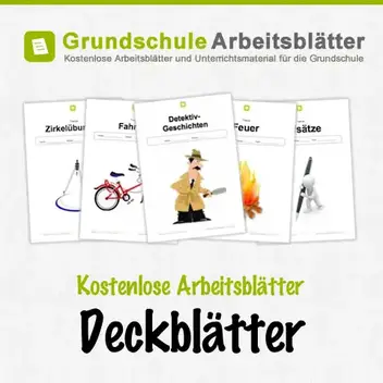 Deckblatter Fur Die Grundschule Kostenlose Arbeits