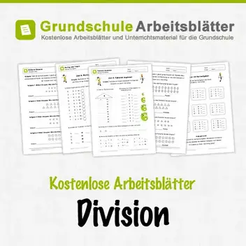 Division Kostenlose Arbeitsblatter