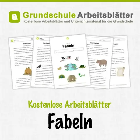 Fabeln für die Grundschule