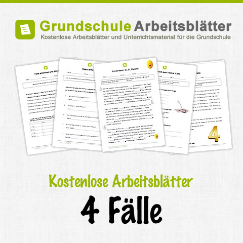 Kostenlose Arbeitsblätter Fälle