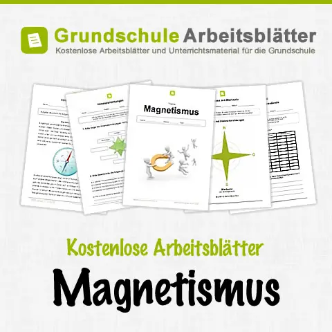 Kostenlose Arbeitsblätter Magnetismus