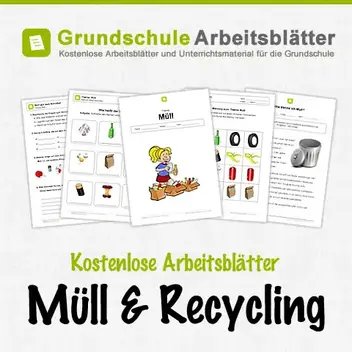 Mull Recycling Kostenlose Arbeitsblatter