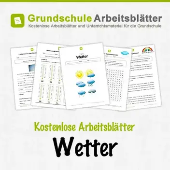 Wetter Kostenlose Arbeitsblatter