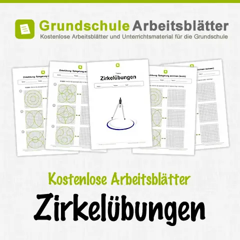 Kostenlose Arbeitsblätter Zirkelübungen