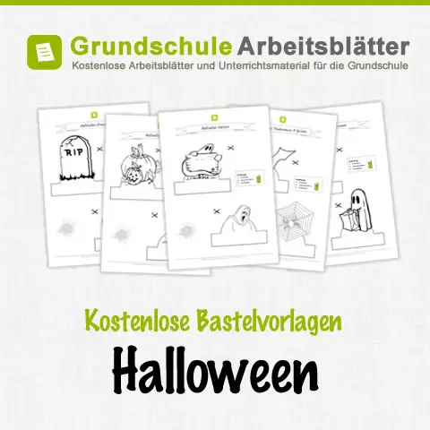 Kostenlose Bastelvorlagen Halloween