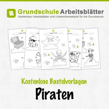 Bastelvorlagen Piraten Fur Kinder Kostenlose Arbei