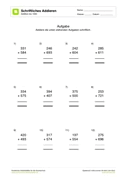 Mathe 1 Klasse Kostenlose Arbeitsblatter