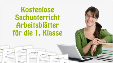 kostenlose Arbeitsblätter Sachunterricht 1. Klasse