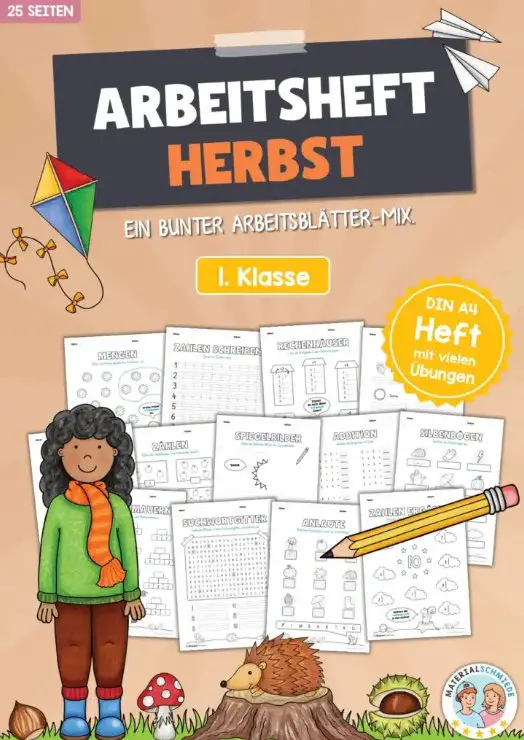 Jahreszeit Herbst (Autumn) - Kostenlose Arbeitsblätter
