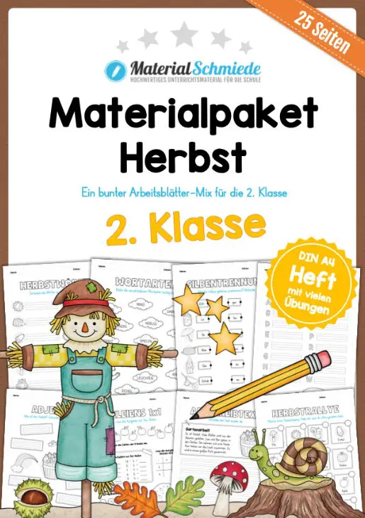Herbst - Kostenlose Arbeitsblätter