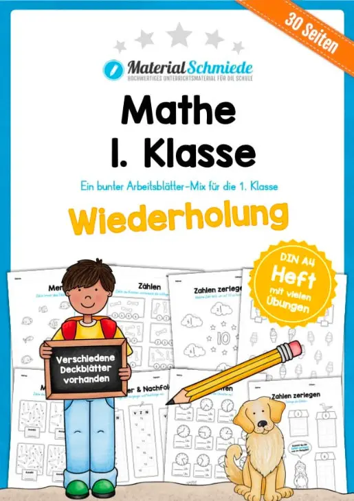 30 Mathe Übungen für die 1. Klasse